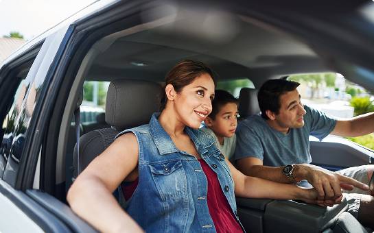 Family in Vehicle