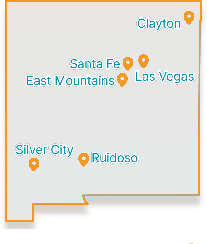 Map showing high fire risk areas